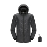 Women Waterproof Hiking Sun-Protective Outerwear Jacket - Unisex Black / XXL