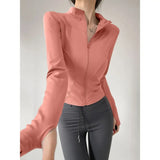 Junior Women Polyester Jacket Sleeve Length Regular - Honey pomelo powder / XXXL
