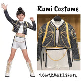 K-Pop Demon Hunters Zoey Rumi Mira Costume Fancy Dress Cosplay Virtual Idol Movie Cosplay for Girl Halloween Carniva