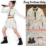 Rumi Mira Costume Anime Set Unisex Demon Hunters Zoey - Zoey Costume Only / 4t(Height 110cm)