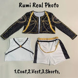 Rumi Mira Costume Anime Set Unisex Demon Hunters Zoey