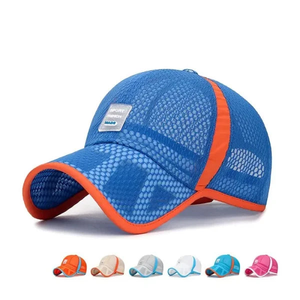 Kids’ Baseball Caps – Korean Style Breathable Mesh Hats for Boys & Girls | Spring & Summer Outdoor Sunhats - Himpall