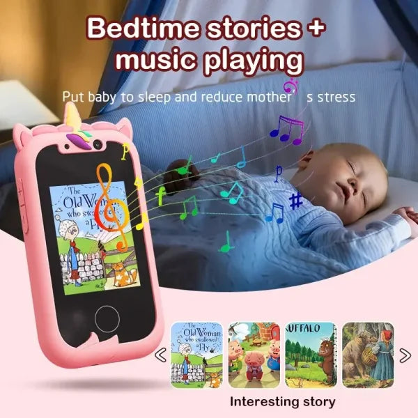 Kids Smart Phone Camera Toy with Touchscreen Design for Learning - Himpall