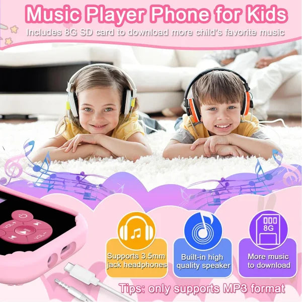 Kids Smart Phone Educational Toy with Dual Camera and Music Player - Himpall