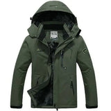 King Billion Mens Cotton Winter Jacket Regular Size - army green / Asian XL 60-70kg