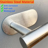 Stainless Steel Kitchen Paper Towel Holder Adhesive Cabinet Rack