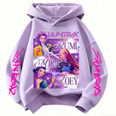 KPop Demon Hunters Huntrix Hoodie Kids Clothes Princess Girls Clothing Fashion Boys Clothes Spring Autumn Sweatshirt