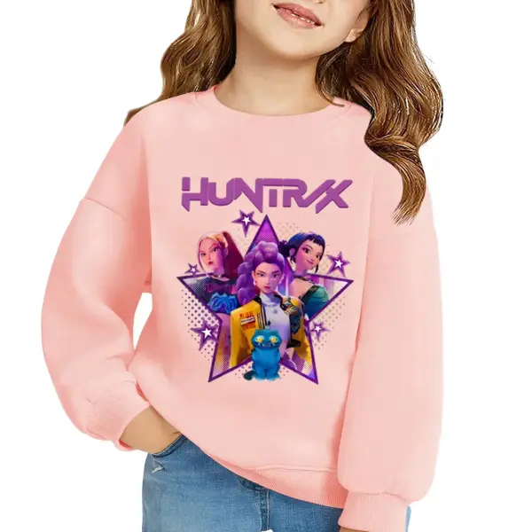 Huntrix Demon Hunters Pullover Sweatshirts for Kids Ages 3 to 6 - 3 / 160