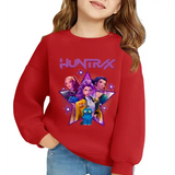 Huntrix Demon Hunters Pullover Sweatshirts for Kids Ages 3 to 6 - 4 / 160