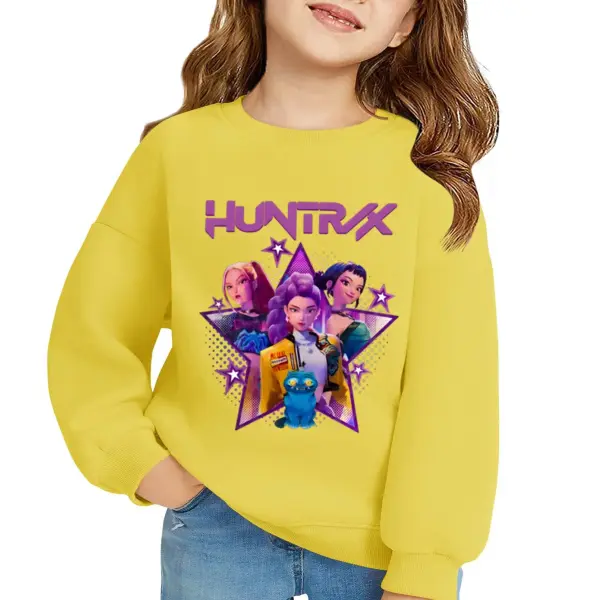 Huntrix Demon Hunters Pullover Sweatshirts for Kids Ages 3 to 6 - 1 / 140