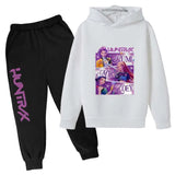 Kpop Demon Hunters Kids New Fashion Cartoon Print 2pcs Hoodie + Pants Sportsuits Casual Outfits Clothes For 2-13 Years
