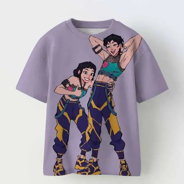 Maternity Patchwork Top – Soft Unisex All-Season Cute Printed Tee - AHZ5DO0312 / children-160