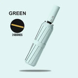 Automatic Umbrella 190T Nylon Fabric UV Protection - Green / 24K / metal-fiber composite