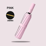 Automatic Umbrella 190T Nylon Fabric UV Protection - Pink / 24K / metal-fiber composite