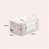 Large Capacity Non-woven Fabric Storage Bag for Bedding Organizers - Large Blue