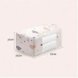 Large Capacity Non-woven Fabric Storage Bag for Bedding Organizers - Large Blue