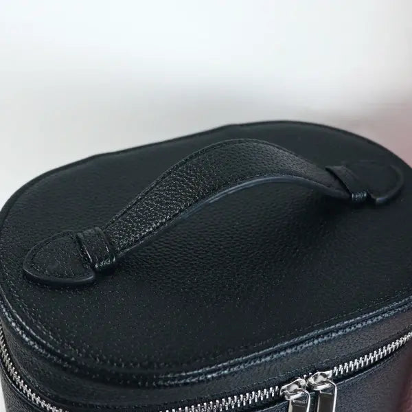 Cosmetic box with internal storage and customizable letters