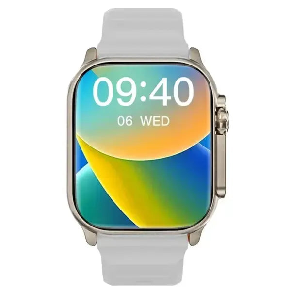 X10 Ultra Smartwatch Bluetooth Talk with Silica Gel Band - Gray