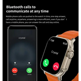 X10 Ultra Smartwatch Bluetooth Talk with Silica Gel Band