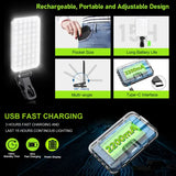 Rechargeable LED Selfie Light for Enhanced Video Quality