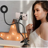 LED Selfie Ring Light for Live Adjustable Makeup Light-8cm Stand