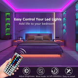 Led Strip Lights with 44 Key Remote Control 1m 5m 10m 20m RGB Tape Led Wall Room for Home Bedroom Party Decor TV
