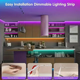 Led Strip Lights with 44 Key Remote Control 1m 5m 10m 20m RGB Tape Led Wall Room for Home Bedroom Party Decor TV