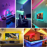 Led Strip Lights with 44 Key Remote Control 1m 5m 10m 20m RGB Tape Led Wall Room for Home Bedroom Party Decor TV