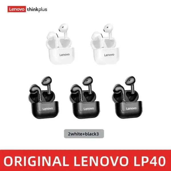 Lenovo LP40 Headphones with Superior Wireless Sound for Android - LP40 white2black3 / Russian Federation