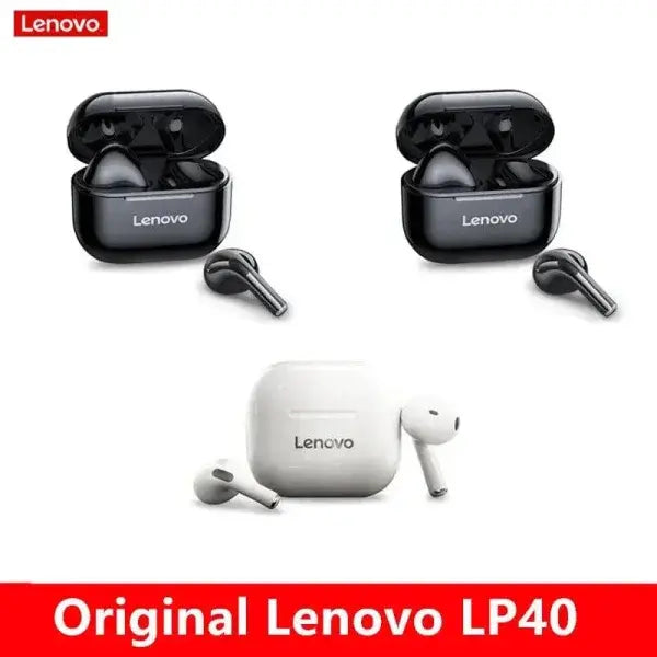 Lenovo LP40 Headphones with Superior Wireless Sound for Android - LP40 black2whit1 / Russian Federation