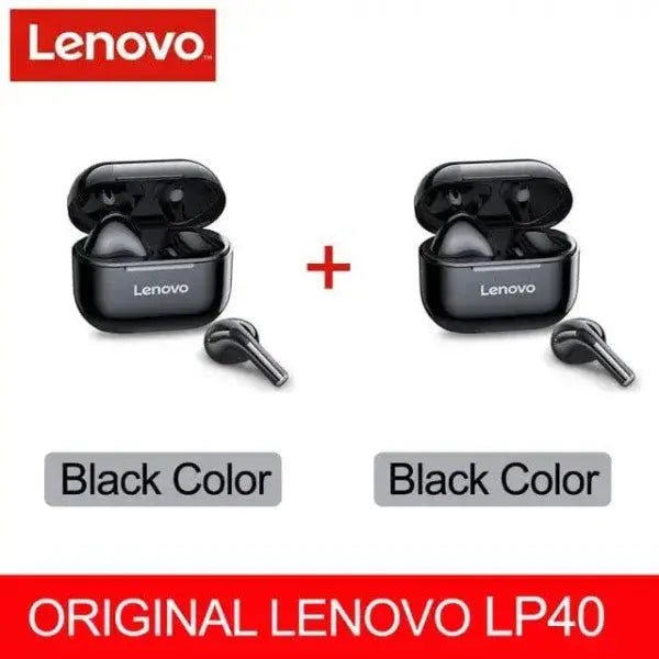Lenovo LP40 Headphones with Superior Wireless Sound for Android - LP40 black 2 / CHINA