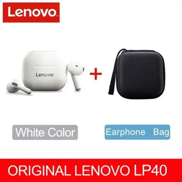 Lenovo LP40 Headphones with Superior Wireless Sound for Android - LP40 white case / CHINA