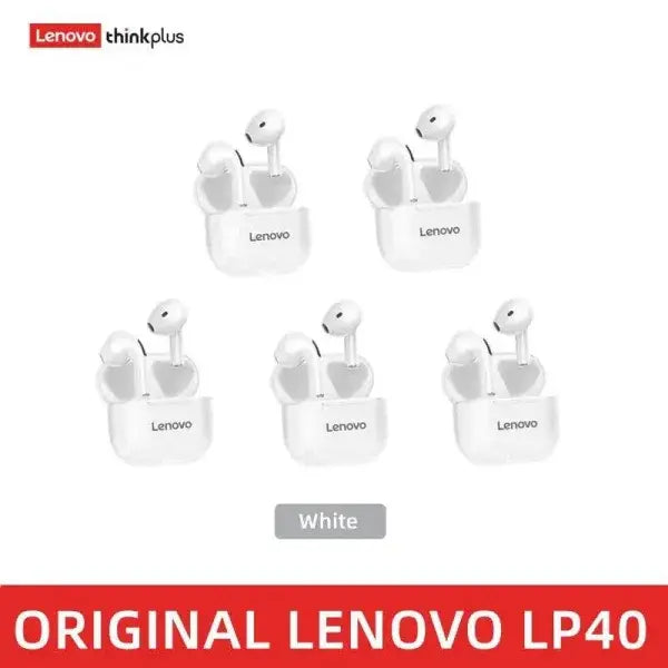 Lenovo LP40 Headphones with Superior Wireless Sound for Android - LP40 white 5 / CHINA