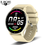 LIGE Smart Watch with Health Tracking and Distance Tracker - light yellow