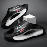 Lightweight EVA Childrens Slippers with White Cartoon Design