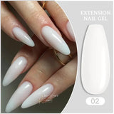 7Pcs Set 15ml Clear Quick Extension Nail Gel Kit - 7Pcs Set 05