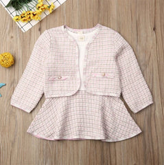 Long-Sleeved Dresses Two-Piece Incense Wind Suit for Children - Himpall