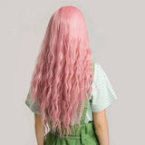 Long Straight Synthetic Cosplay Wig for Halloween Costumes - 3colors