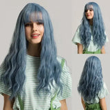 Long Straight Synthetic Cosplay Wig for Halloween Costumes