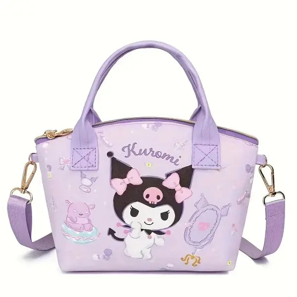 Sanrio Cinnamoroll Kitty Tote 1/12 Scale Versatile Daily Shoulder Bag - kuromi