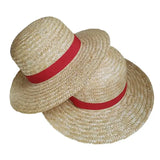 Luffy Straw Hat Yellow Woven Costume for Anime Cosplay and Halloween