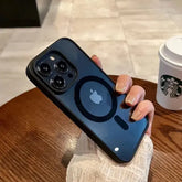 Luxury Armor For Magsafe Magnetic Wireless Charging Case For iPhone 11 12 13 14 15 16 Pro Max Plus Shockproof Hard