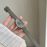 Snake dial watch with leather band width 15 and animal shape case - GY