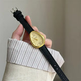 Snake dial watch with leather band width 15 and animal shape case - BKGD