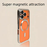 Luxury Transparent Wireless Charging Case For iPhone 15 14 13 12 11 16 17 Pro Max Plus Air Magnetic Silicone Cover