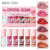 MAGIC CASA 6pcs/set Small bottle Hydrating Jelly Lip Oil long-lasting Moisturizing smooth shimmering Lip Hydrating