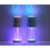 Magic Shadow USB Air Humidifier with glowing blue smiling capsules, night light and projection