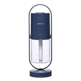 Magic Shadow USB air humidifier with night light and projection in navy blue