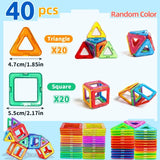 Medium Size Magnetic Building Blocks DIY Magnets Toys for Kids