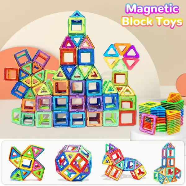 Medium Size Magnetic Building Blocks DIY Magnets Toys for Kids